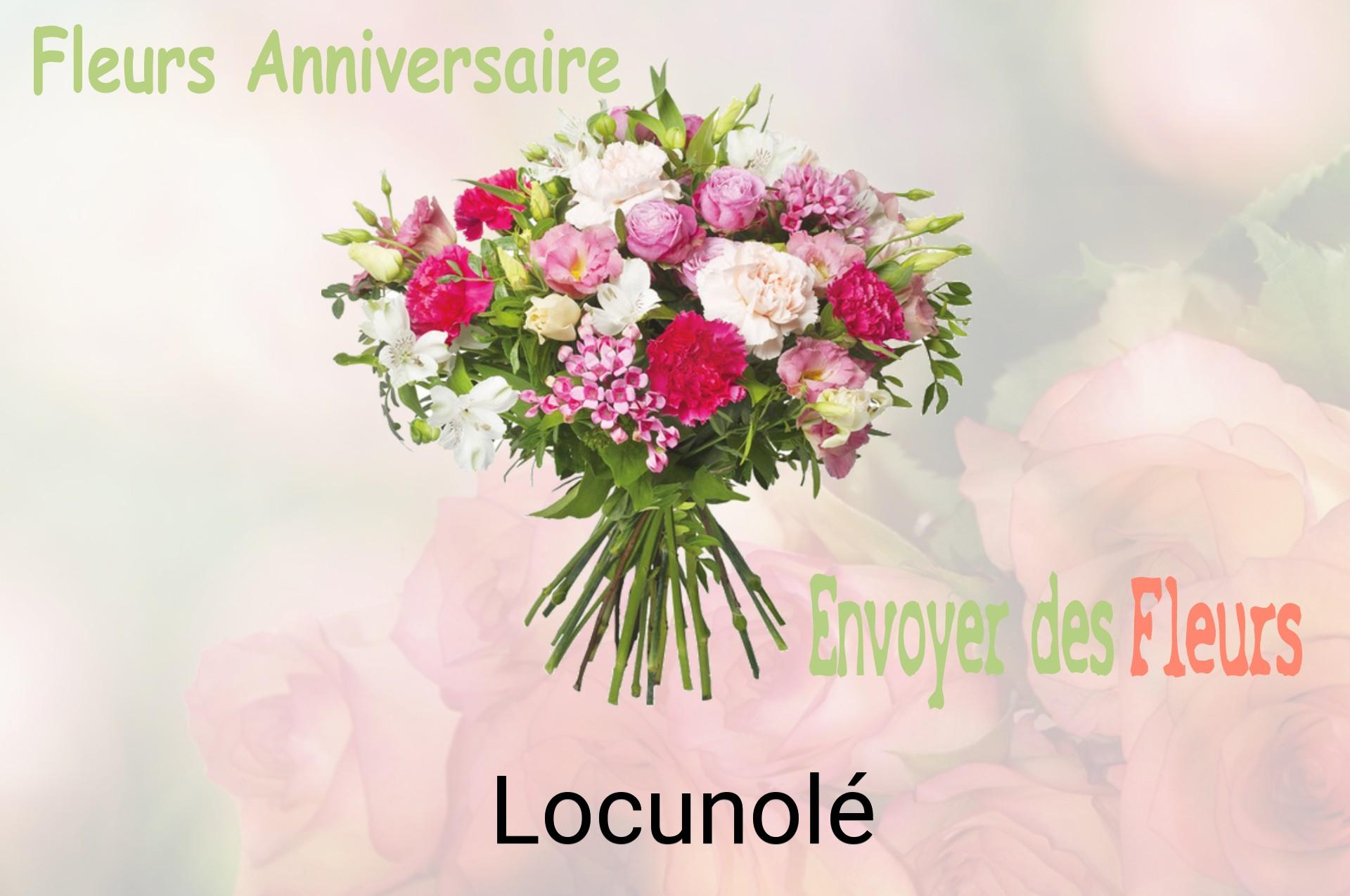 Bouquet de fleurs d’anniversaire livré à Locunolé